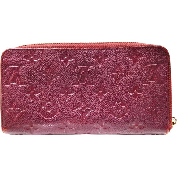 236224BD (L3) Louis Vuitton Wallet Long Purple Monogram Empreinte - Picture 2 of 10